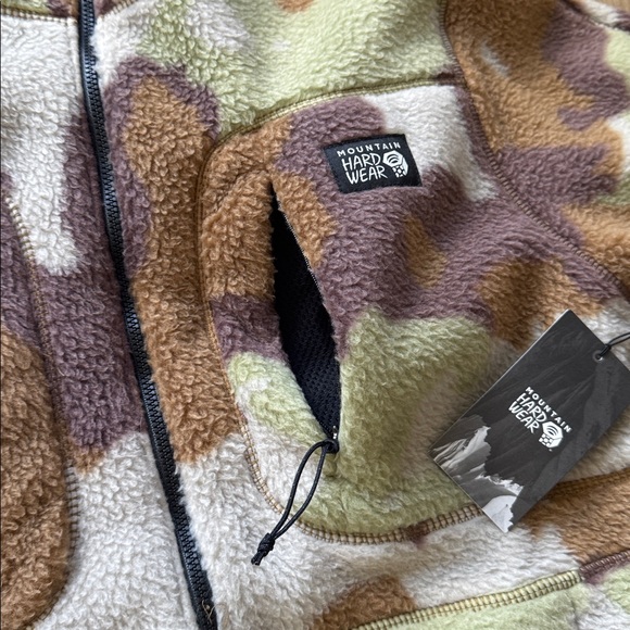 NWT Mountain Hardwear HiCamp Camo 1/2 Zip Long Sleeve Fleece Jacket Men’s Small - Picture 5 of 11